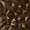 Ekena Millwork 19 5/8in. W x 19 5/8in. H Leto EnduraWall Decorative 3D Wall Panel Covers 2.67 Sq. Ft. WP20X20LTCAB - alternate 1